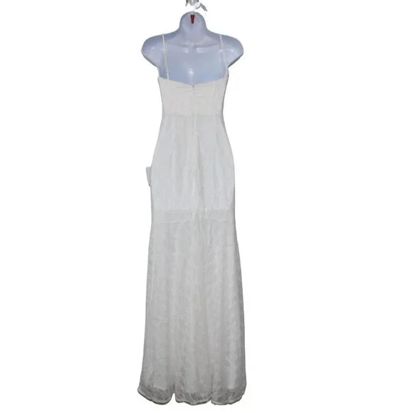 Lulus A Vow to Love White Lace Bustier Trumpet Maxi Dress - Picture 7 of 10